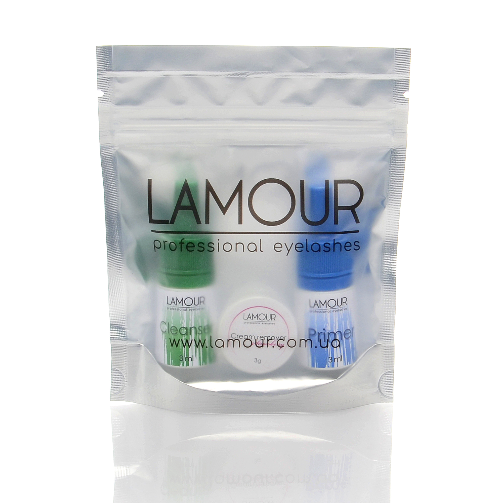 Комплект (Primer, Cleanser, Cream remover) по 3мл.  3